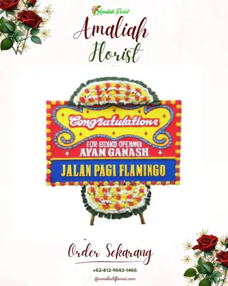 Sewa Papan Bunga Turi